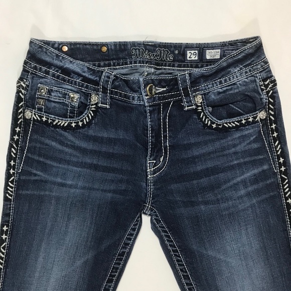 SOLD    Miss Me Bootcut Jeans 29 JE8022BR - Picture 2 of 12